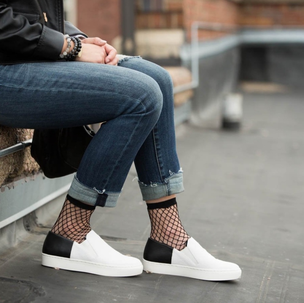 Chic Free People Slip On Sneakers - Picture 2 of 4